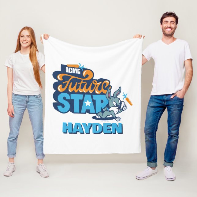 Baby BUGS BUNNY™ - Future Star Fleece Blanket (In Situ)