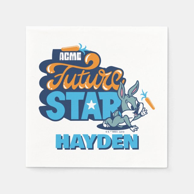 Baby BUGS BUNNY™ - Future Star Napkins (Front)