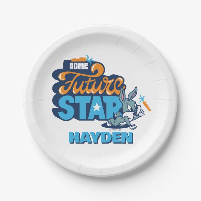 Baby BUGS BUNNY™ - Future Star Paper Plates (Front)