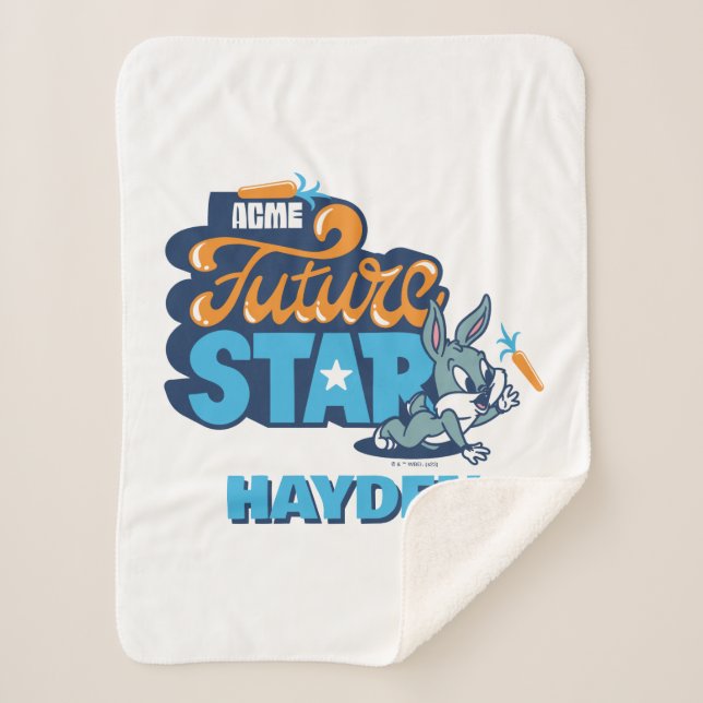 Baby BUGS BUNNY™ - Future Star Sherpa Blanket (Front)