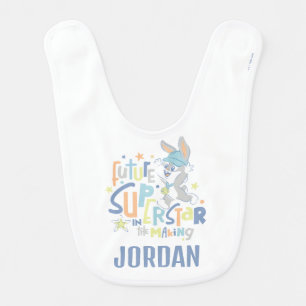 Baby BUGS BUNNY™ Future Superstar In Training Baby Bib