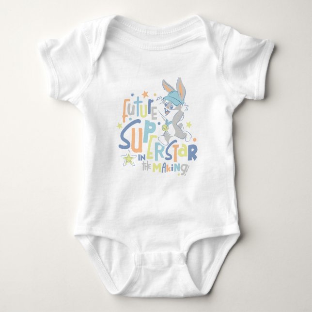 Baby BUGS BUNNY™ Future Superstar In Training Bodysuit (Front)