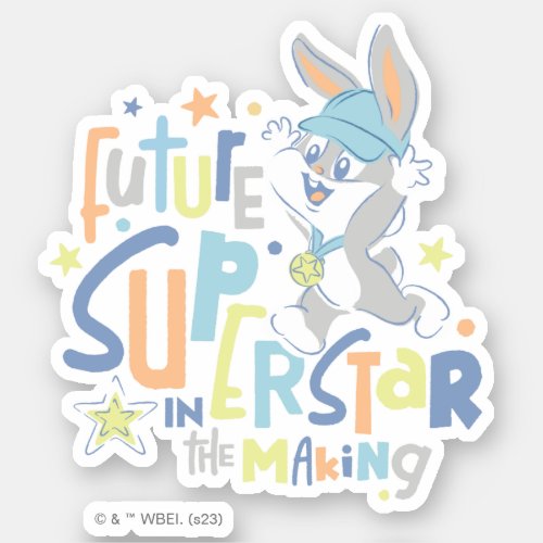 Baby BUGS BUNNY Future Superstar In Training Sticker