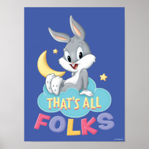 Baby BUGS BUNNY™ That's All Folks Poster