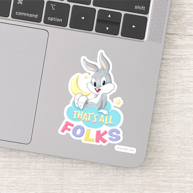 Baby BUGS BUNNY™ | That's All Folks Sticker (Detail)