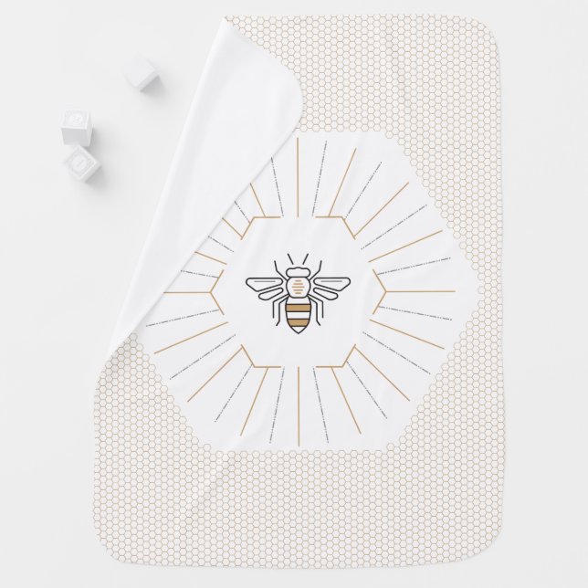 Baby Bumble Bee Blanket (In Situ)