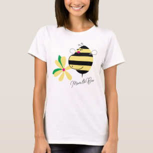 Baby Bump Yellow Floral Mom to Bee T-Shirt