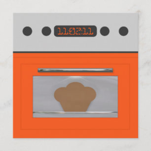 Baby Bun Recipe Invitation(orange three) Invitation