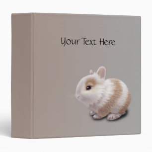 Baby Bunny 3 Ring Binder