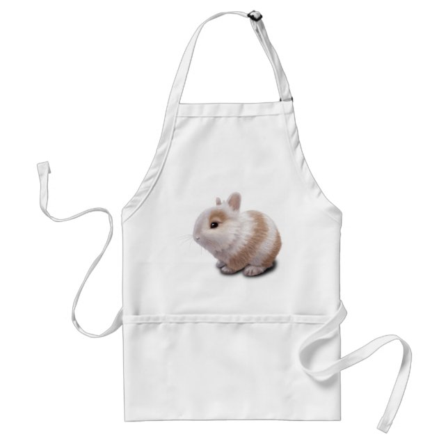 Baby Bunny Adult Apron (Front)