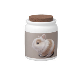 Baby Bunny Candy Jar
