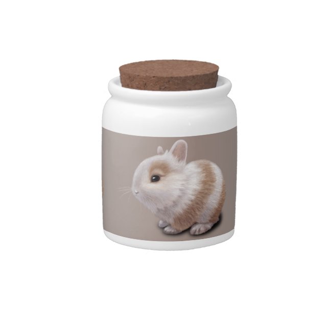 Baby Bunny Candy Jar (Front)