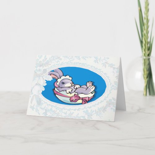 Baby Bunny Easter Card