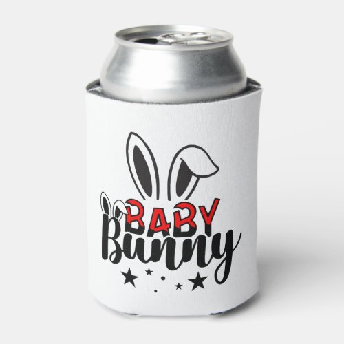 Baby bunny family matching easter gift can cooler