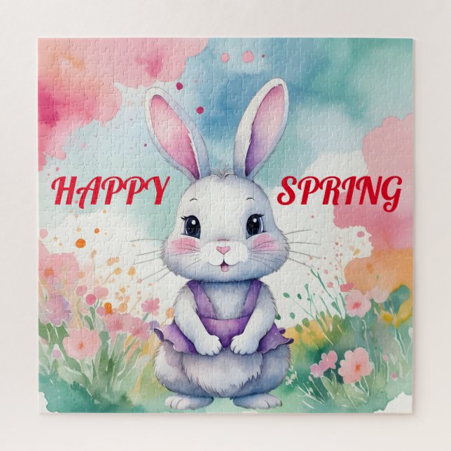 Baby Bunny in Spring  Jigsaw Puzzle (Vertical)