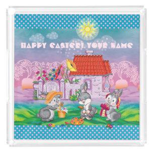 Baby Bunny little Acrylic Tray