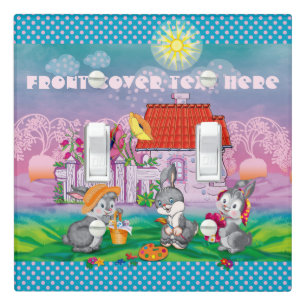 Baby Bunny little Light Switch Cover