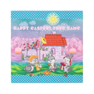 Baby Bunny little  Metal Print