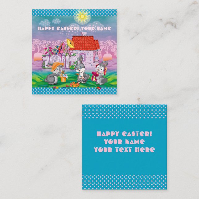 Baby Bunny little Note Card (Front/Back)