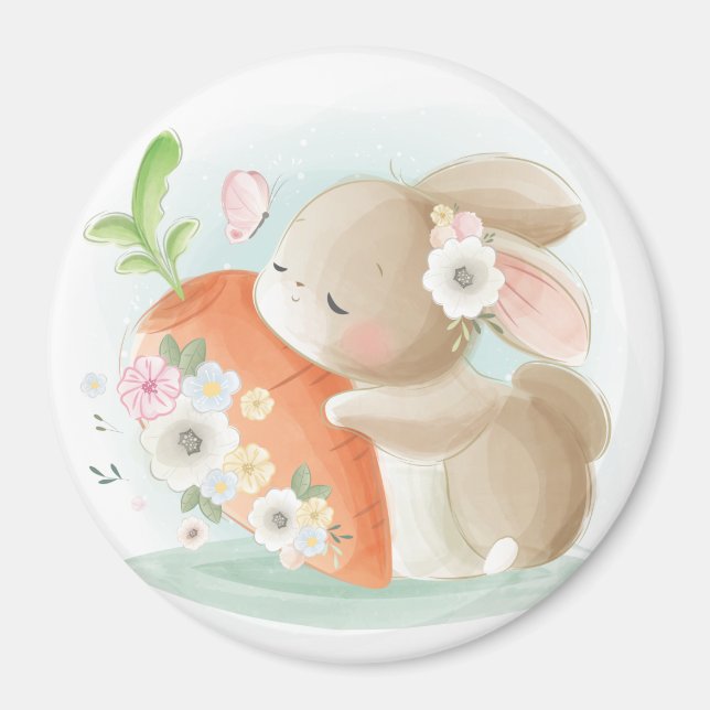 Baby Bunny Magnet (Front)