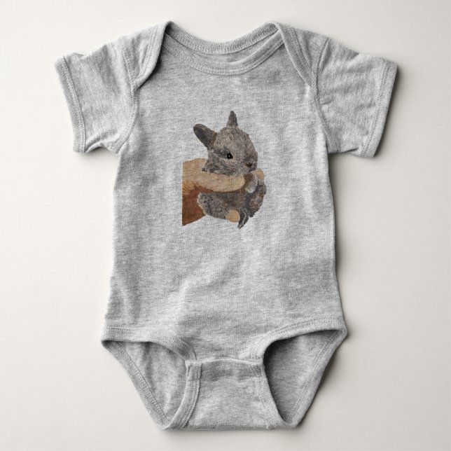 Baby Bunny One Piece for Babies Baby Bodysuit (Front)