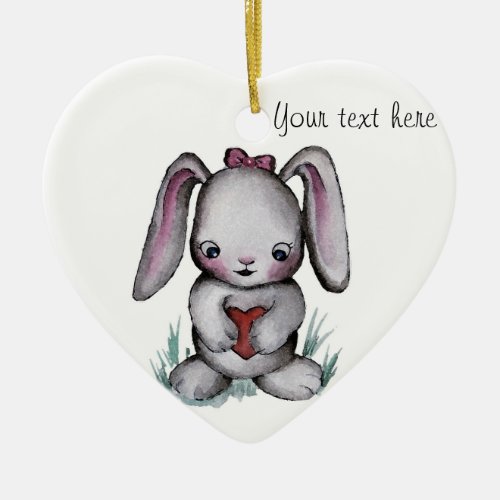 Baby Bunny Ornament