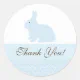 Baby Bunny Rabbit Baby Shower Sticker Thank You | Zazzle