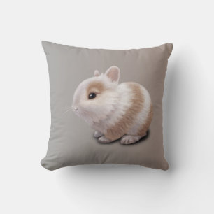 Baby Bunny Throw Pillow