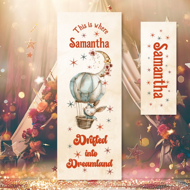 Baby Bunny Watercolor Dreamland Bookmark (Creator Uploaded)