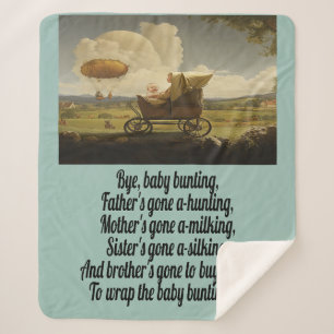 Baby Bunting - Nursery Rhyme Sherpa Blanket