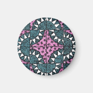Baby Bunting Quilt Design Magnet