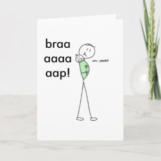 Baby Burp Card