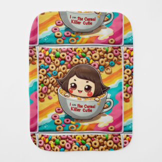 Baby Burp Cloth - Beachy &Everyday Breakfast Fun!