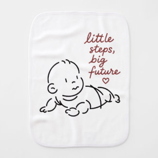 Baby Burp Cloth – Cute Minimalist Baby Gift