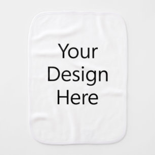 Baby Burp Cloth White