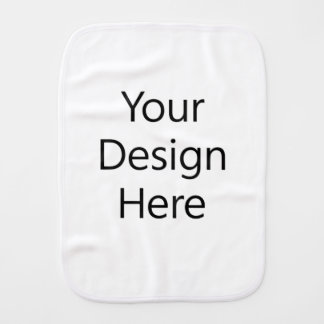 Baby Burp Cloth White