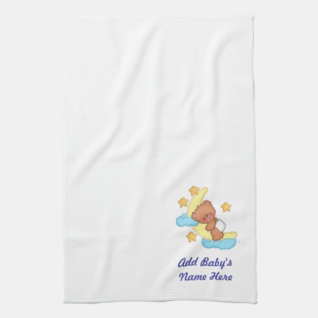 Baby Burp Towel Baby Shower gift (Vertical)
