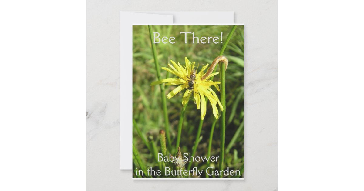 Baby Butterfly Garden Shower Party Invitation | Zazzle