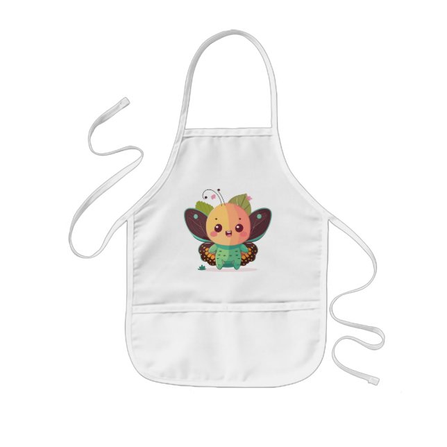 Baby Butterfly Kids' Apron (Front)