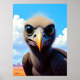 Baby Buzzard Poster
