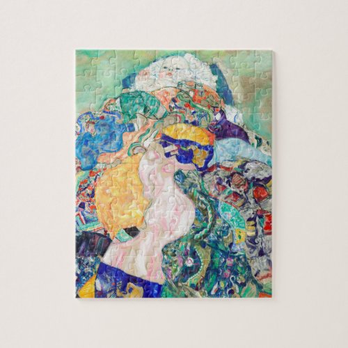 Baby by Gustav Klimt Painting Art Jigsaw Puzzle