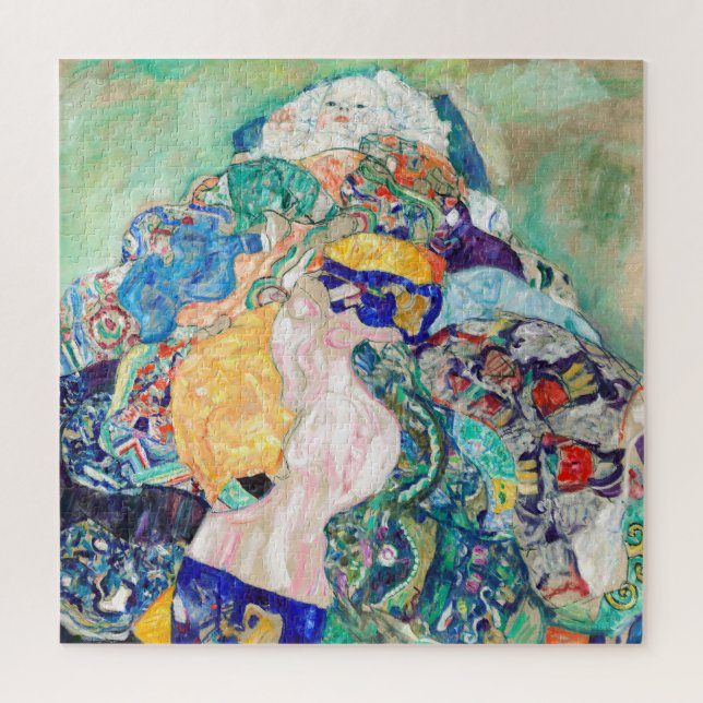 Baby by Gustav Klimt Painting Art Jigsaw Puzzle (Vertical)
