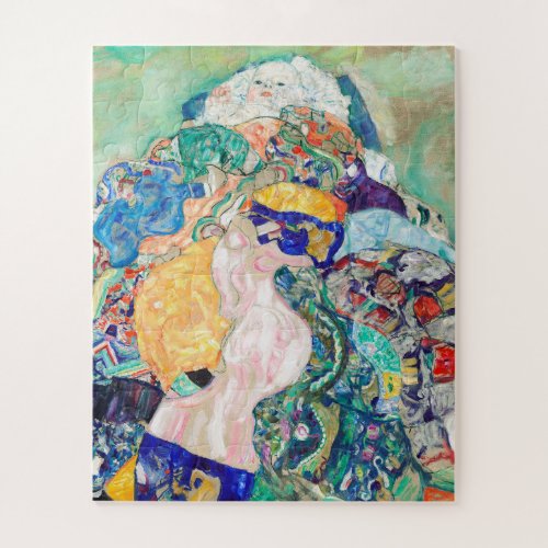 Baby by Gustav Klimt Painting Art Jigsaw Puzzle