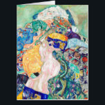 Baby by Gustav Klimt Painting Artwork Card<br><div class="desc">Extreme minimalist design. I would recommend to family and friends. Very happy.</div>