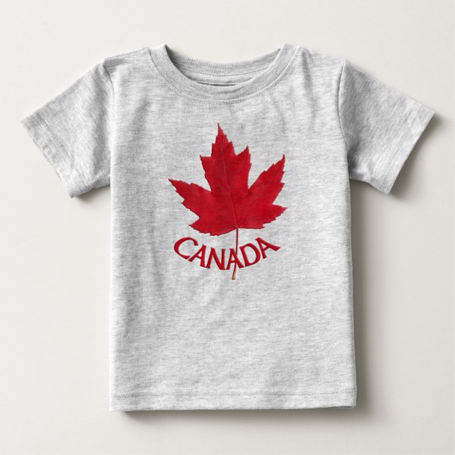 Baby Canada Souvenir Creeper Organic Canada Shirt (Front)