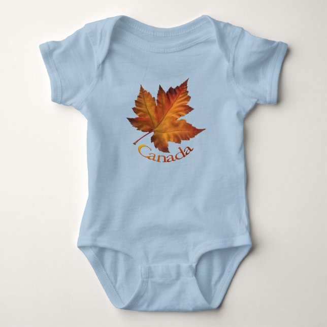 Baby Canada Souvenir Creeper Organic Canada Shirt (Front)