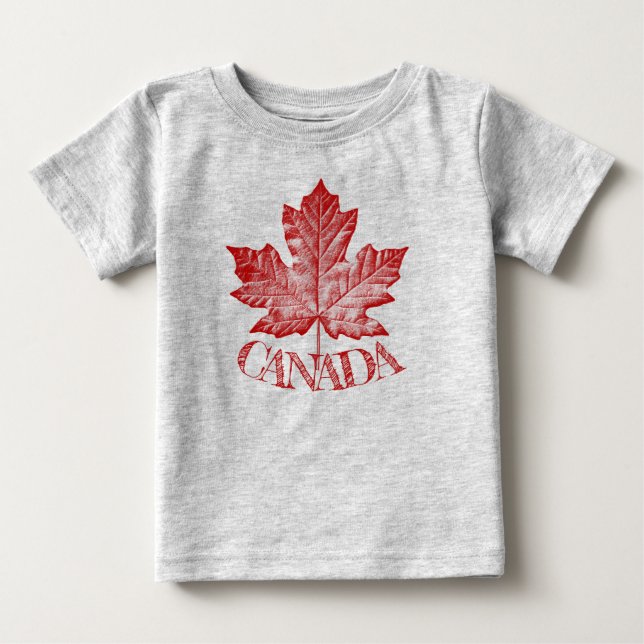 Baby Canada T-shirt Retro Canada Baby Shirts (Front)