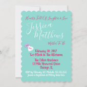 BABY Candy Hearts Baby Shower Sprinkle Invitation (Back)