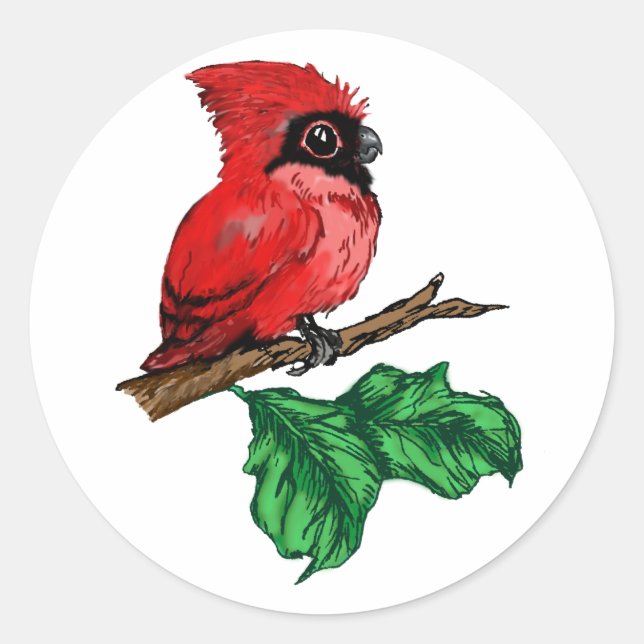 Baby Cardinal Stickers (Front)
