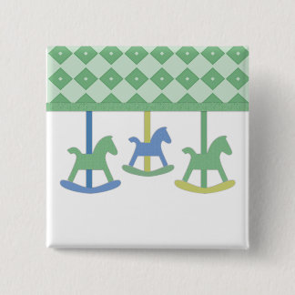 Baby Carousel Collection Pinback Button